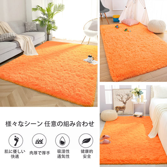 AIMECOラグマット カーペット 可愛いじゅうたん 約1.3畳 洗える 北欧おしゃれ rug carpet 抗菌除ダニ 子供部屋 リビング 女の子寮 サラリーマン  160*200cm